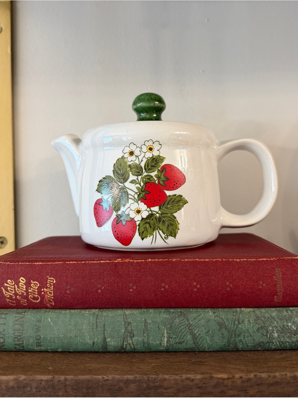 Vintage McCoy Mini Ceramic Strawberry Teapot